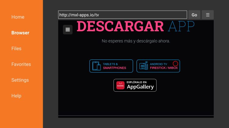 Scroll down and click the option for Android TV/Firestick/Mi Box.