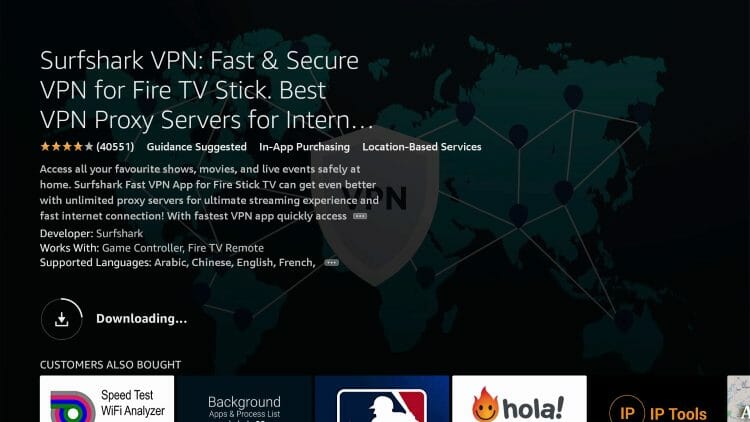 wait for netflix vpn to download