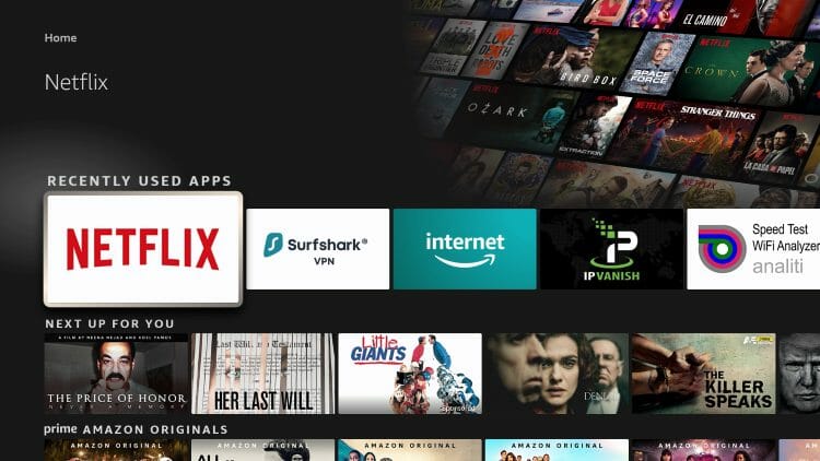 launch netflix