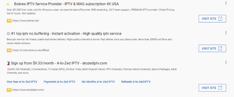 youtube iptv ads