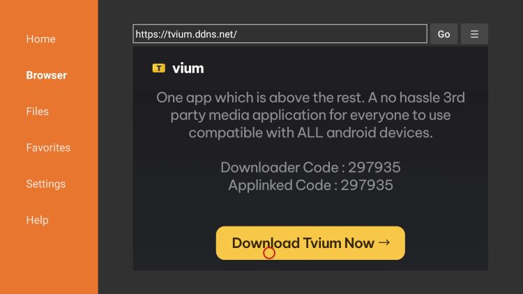 click download tvium now