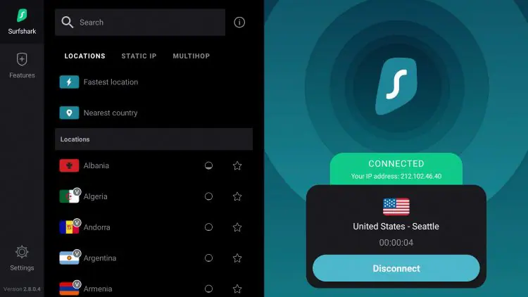 SportsFire VPN App