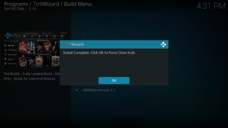 click ok
