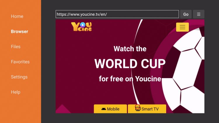 choose smart tv for youcine