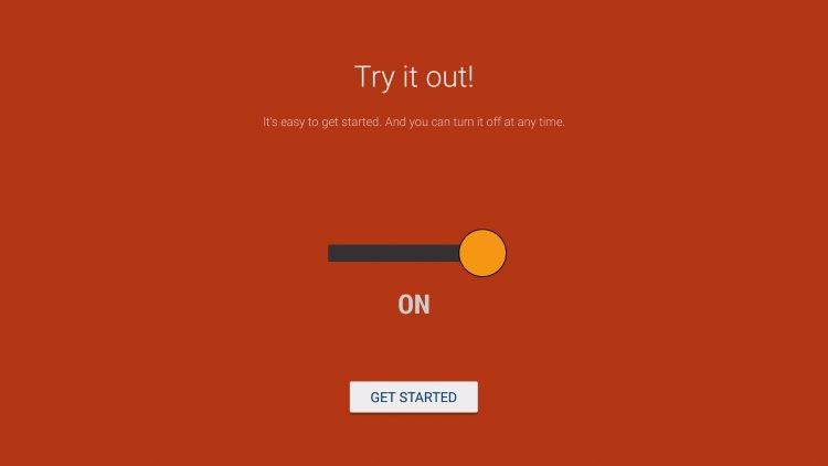 click get started