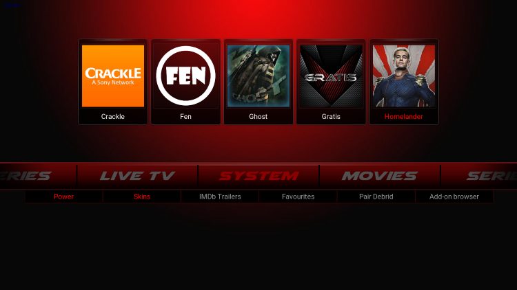 franks kodi build addons