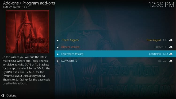 click ezzermans wizard for aspire kodi build