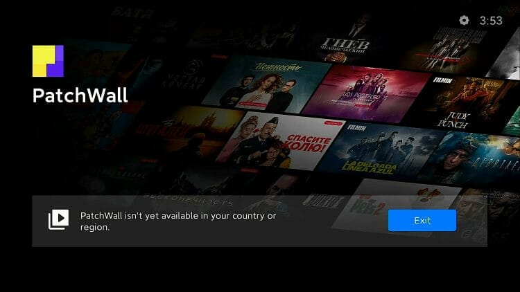 Xiaomi Patchwall not available in your country or region