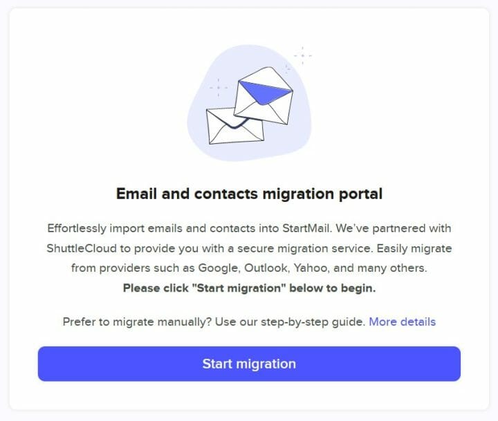 StartMail Migration