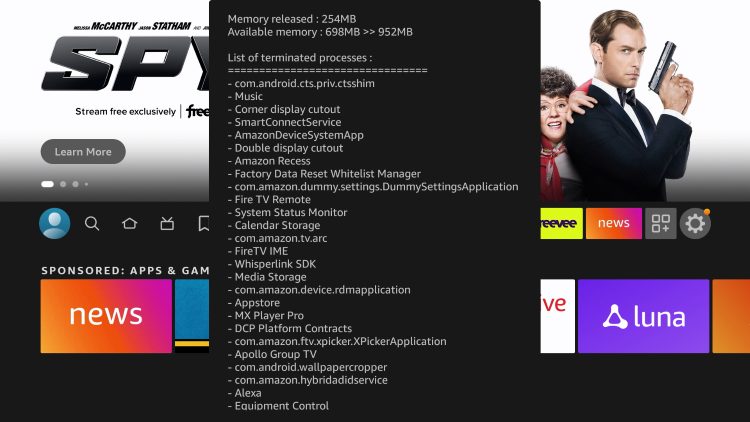 fast task killer on firestick