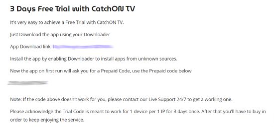 CatchON TV Free Trial