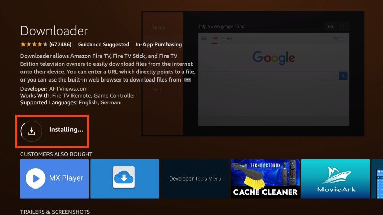 Fire TV Stick 3 and Fire TV Stick Lite can sideload apps like Kodi and run  Downloader