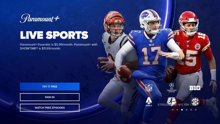 How to watch live sports on Paramount+: UEFA Champions League, NFL, boxing  with SHOWTIME and more