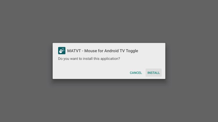 click install mouse toggle for nvidia shield