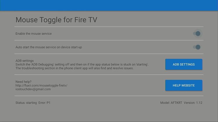 Mouse Toggle not Working on new Firestick 4K Max