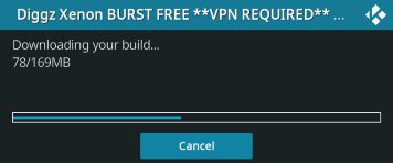 Diggz Burst VPN Warning