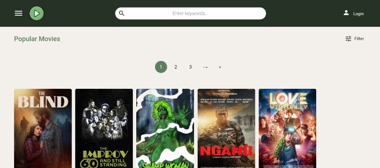 Movie Website with CleanWeb