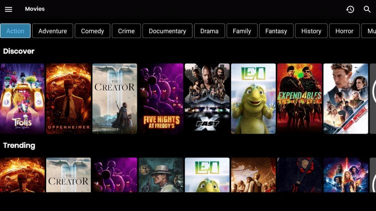 movie categories