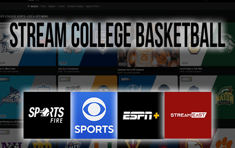 how to stream college basketball