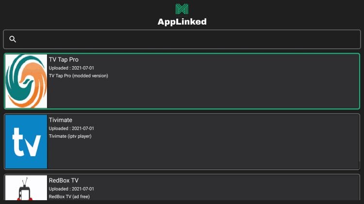 install apps with applinked