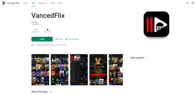 VancedFlix Google Play