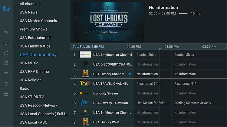 live tv channels