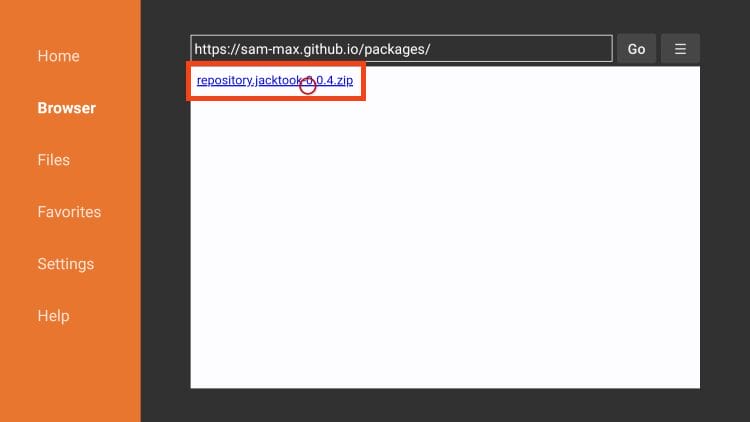 click repository.jacktook.zip