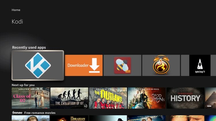 launch kodi