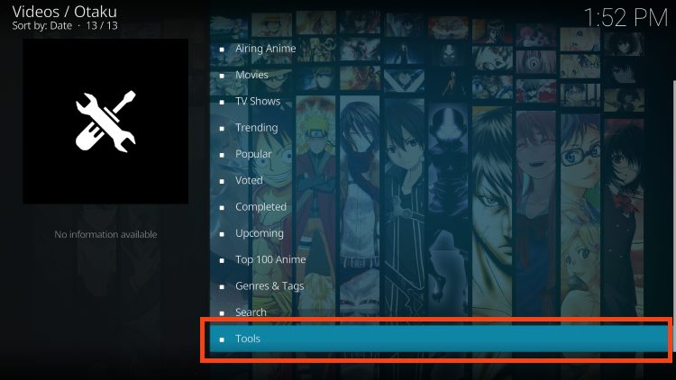 select tools