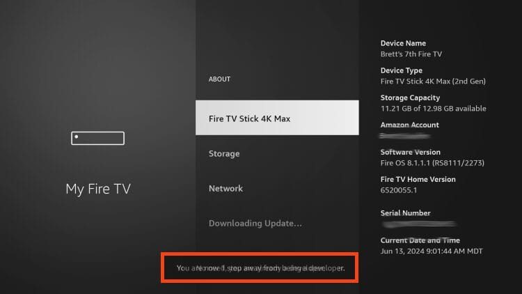 Developer Options