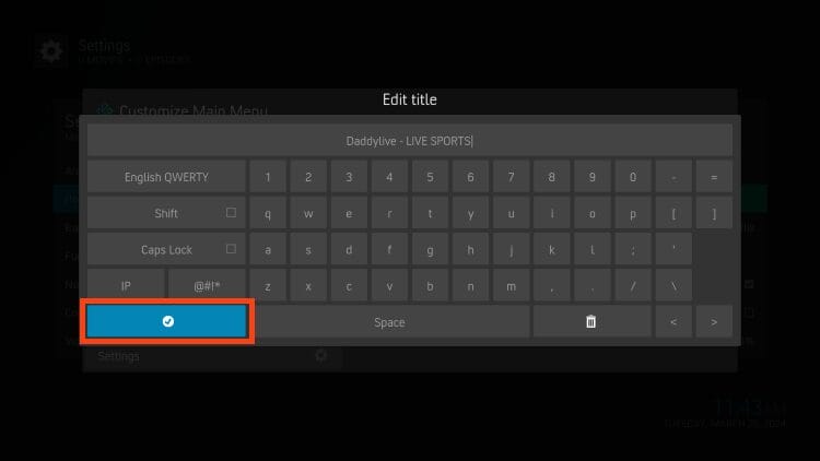 enter the category name