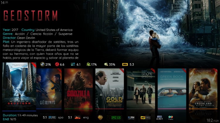 aeon Kodi Skin