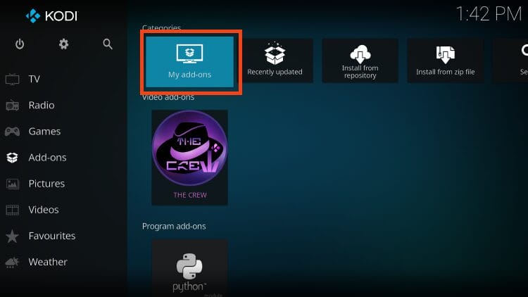 select my addons for kodi subtitles