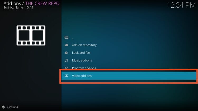 select video add-ons