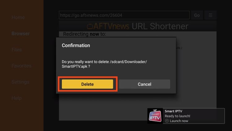 select delete again