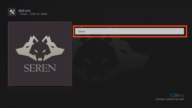 select your addon choice