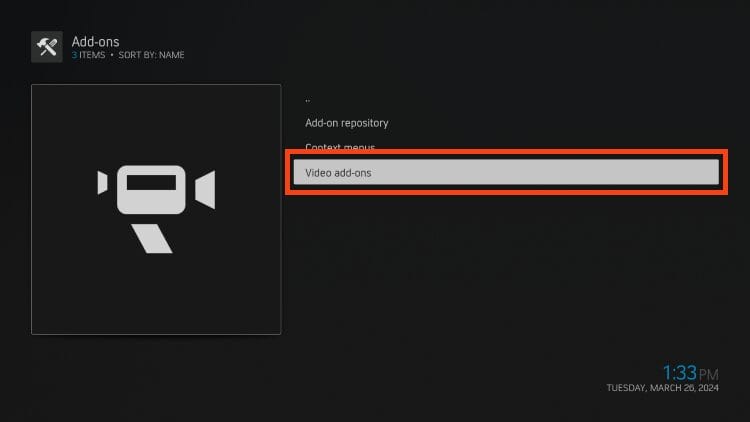 click video add-ons