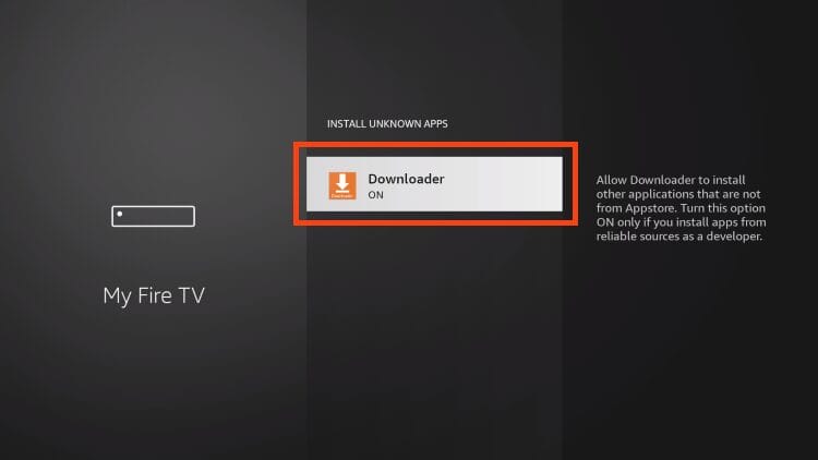 Light unknown sources for down to install Streamfire