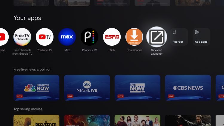 open sideload launcher