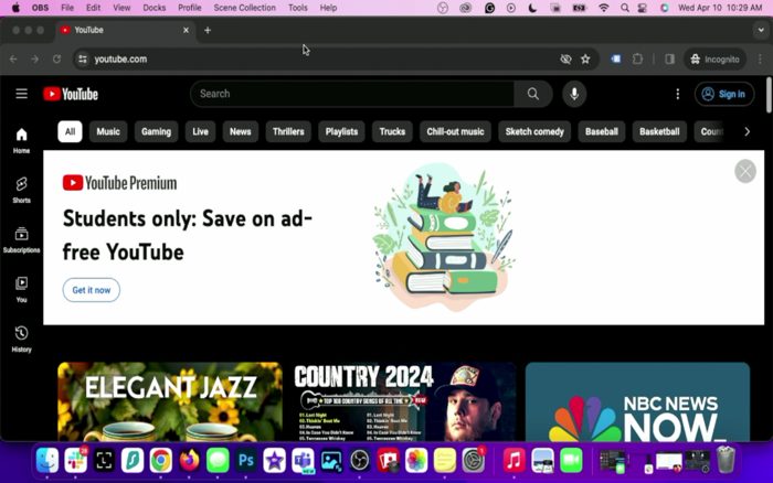 Return back to your Firestick and you are now able to cast from your Mac computer.