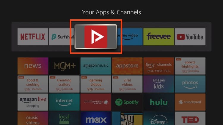 drop the app in place of your choice