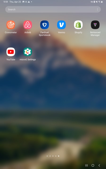 open the youtube app