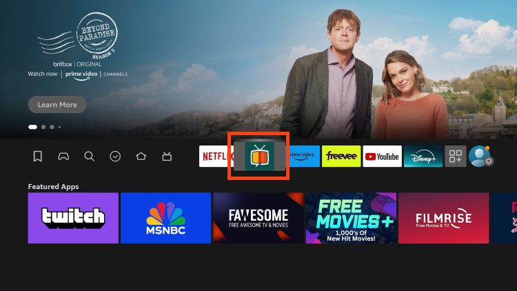 Quick access to streamfire at the front of your application list