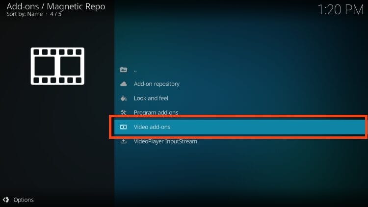 click video addons
