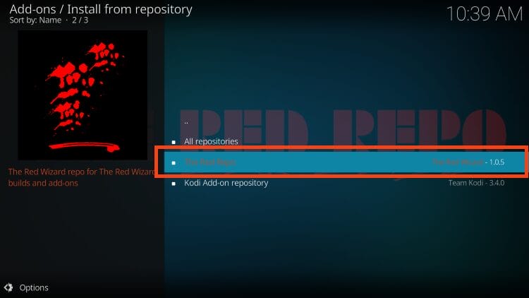 select redwizard repo