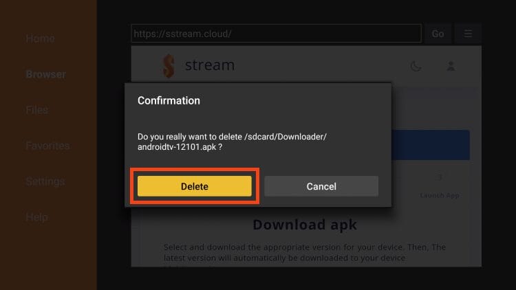 How to Install SStream APK on Firestick & Android TV