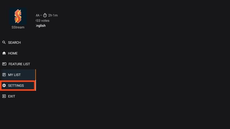select settings