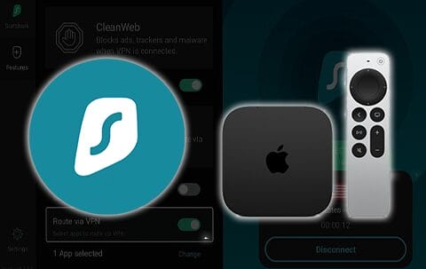 Surfshark now available on Apple TV