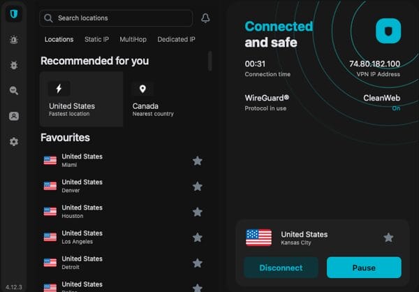 Return back to the home screen of Surfshark and click Quick-connect to turn on your VPN. 