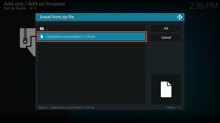 select repository.cocoscrapers.zip